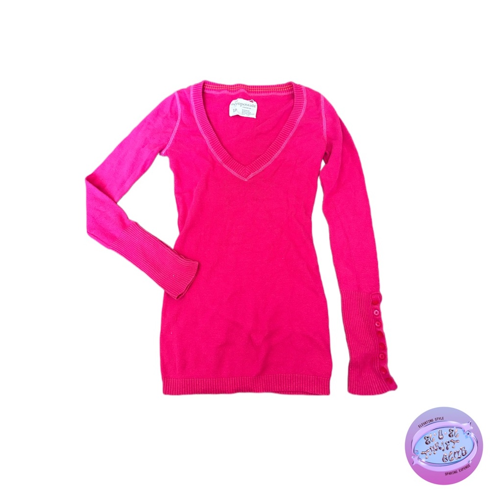 Aero Pink Sweater Vest